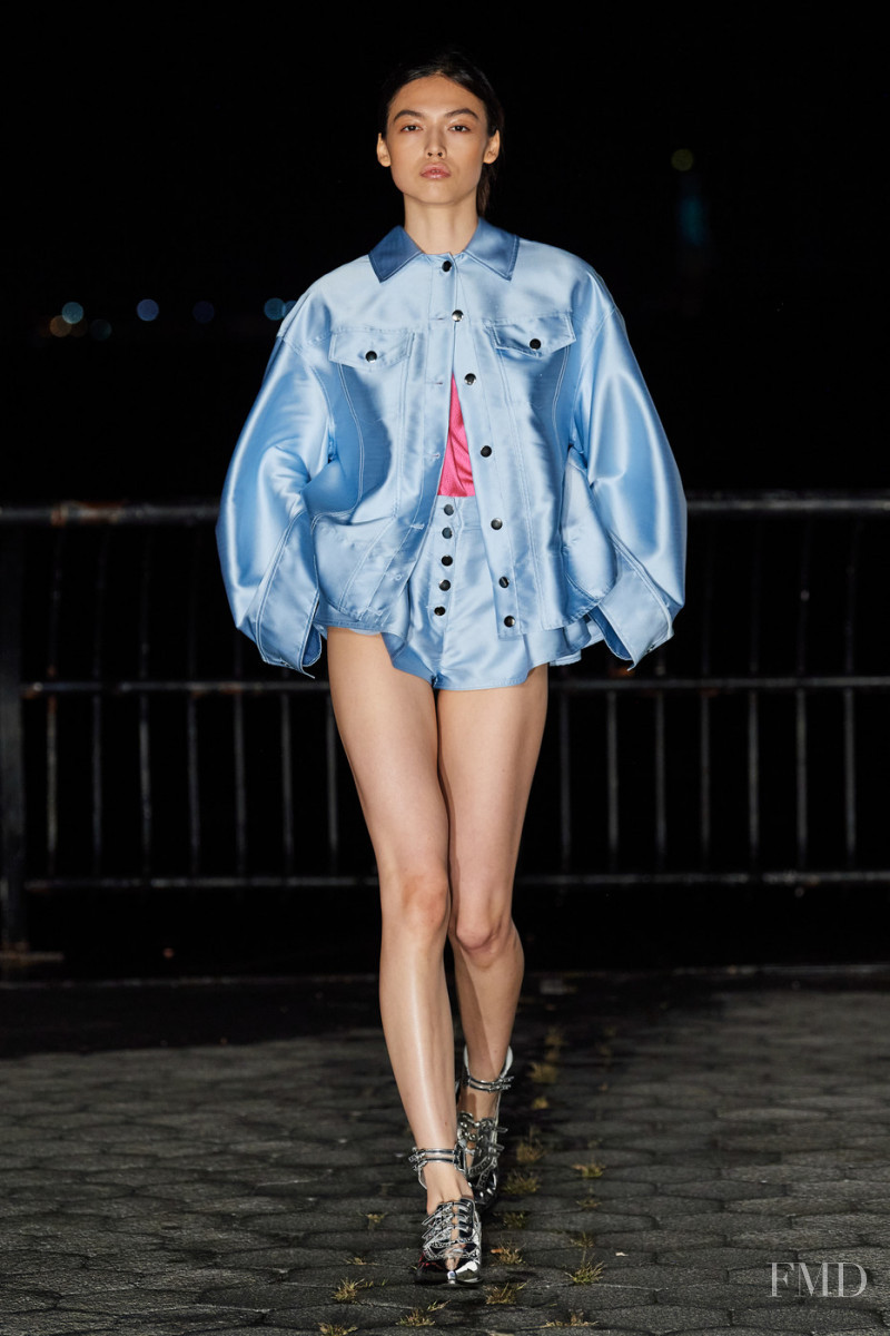 Lisa Han featured in  the Prabal Gurung fashion show for Spring/Summer 2022