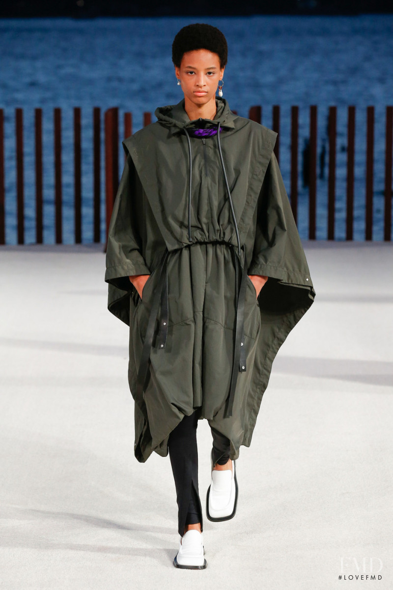Janaye Furman featured in  the Proenza Schouler fashion show for Spring/Summer 2022
