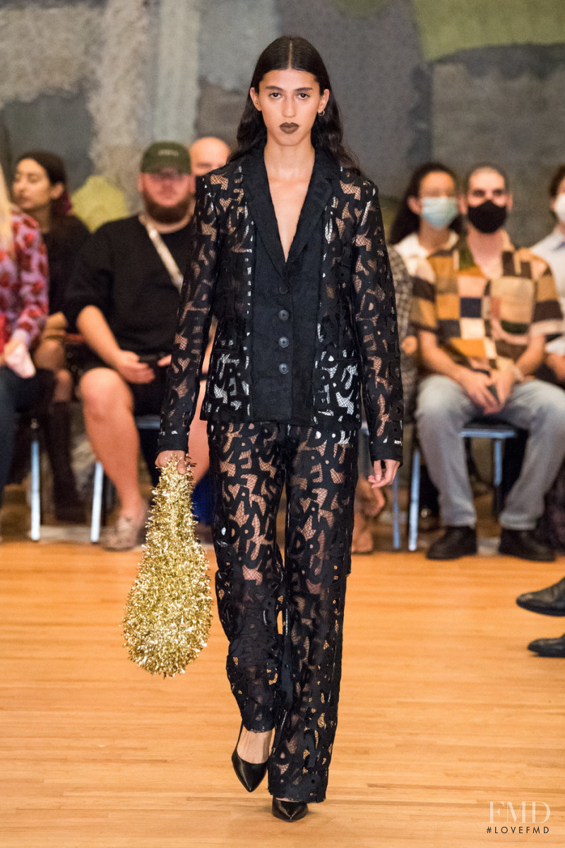 Maria Fernanda Alvarez featured in  the Puppets and Puppets fashion show for Spring/Summer 2022