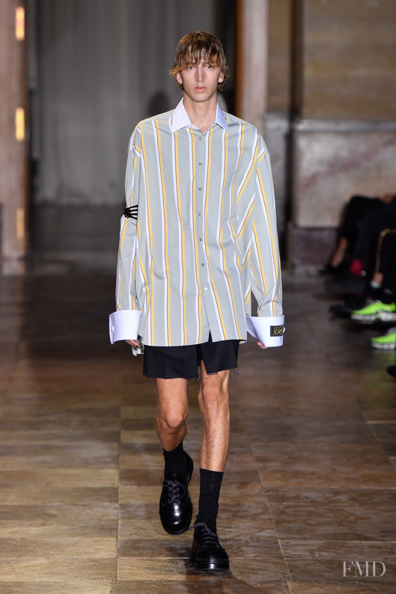 Jaume Marti featured in  the Raf Simons fashion show for Spring/Summer 2022