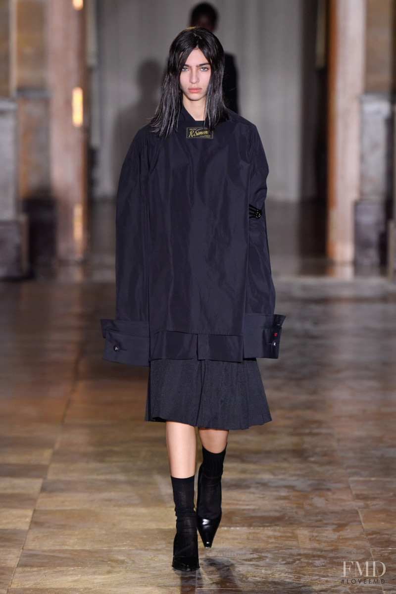 Loli Bahia featured in  the Raf Simons fashion show for Spring/Summer 2022