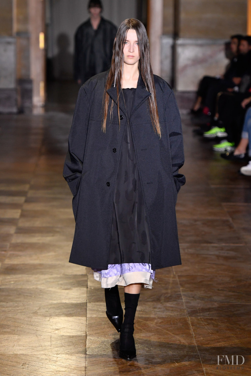 Yana Van Ginneken featured in  the Raf Simons fashion show for Spring/Summer 2022