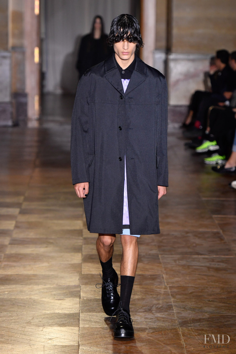 Yoesry Detre featured in  the Raf Simons fashion show for Spring/Summer 2022