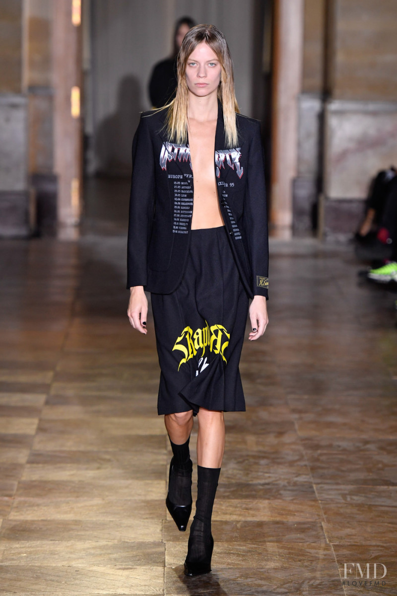 Lexi Boling featured in  the Raf Simons fashion show for Spring/Summer 2022