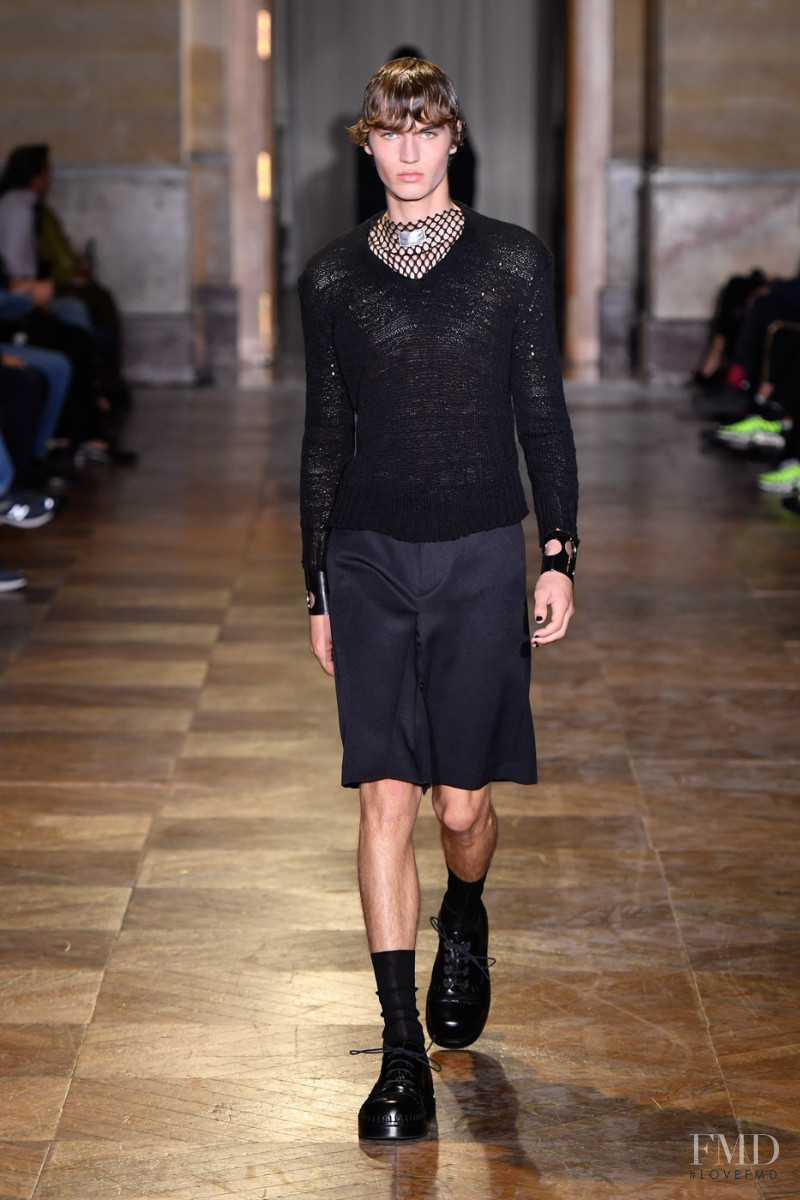 Lars Jammaers featured in  the Raf Simons fashion show for Spring/Summer 2022