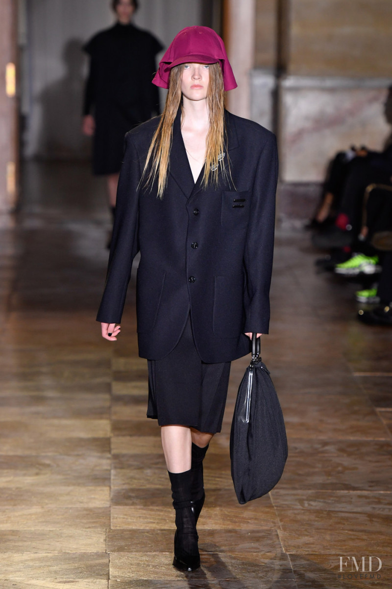 Rozan Deprez featured in  the Raf Simons fashion show for Spring/Summer 2022