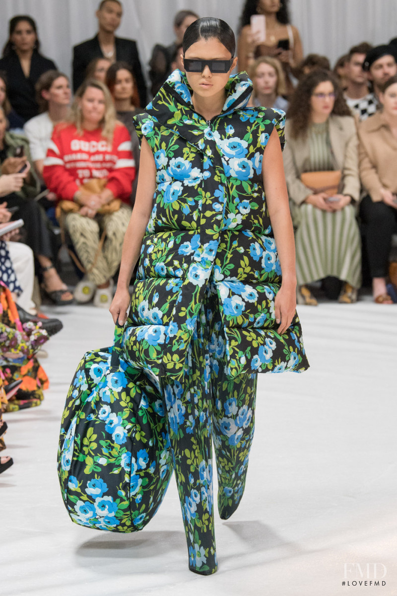 Maggie Yu featured in  the Richard Quinn fashion show for Spring/Summer 2022