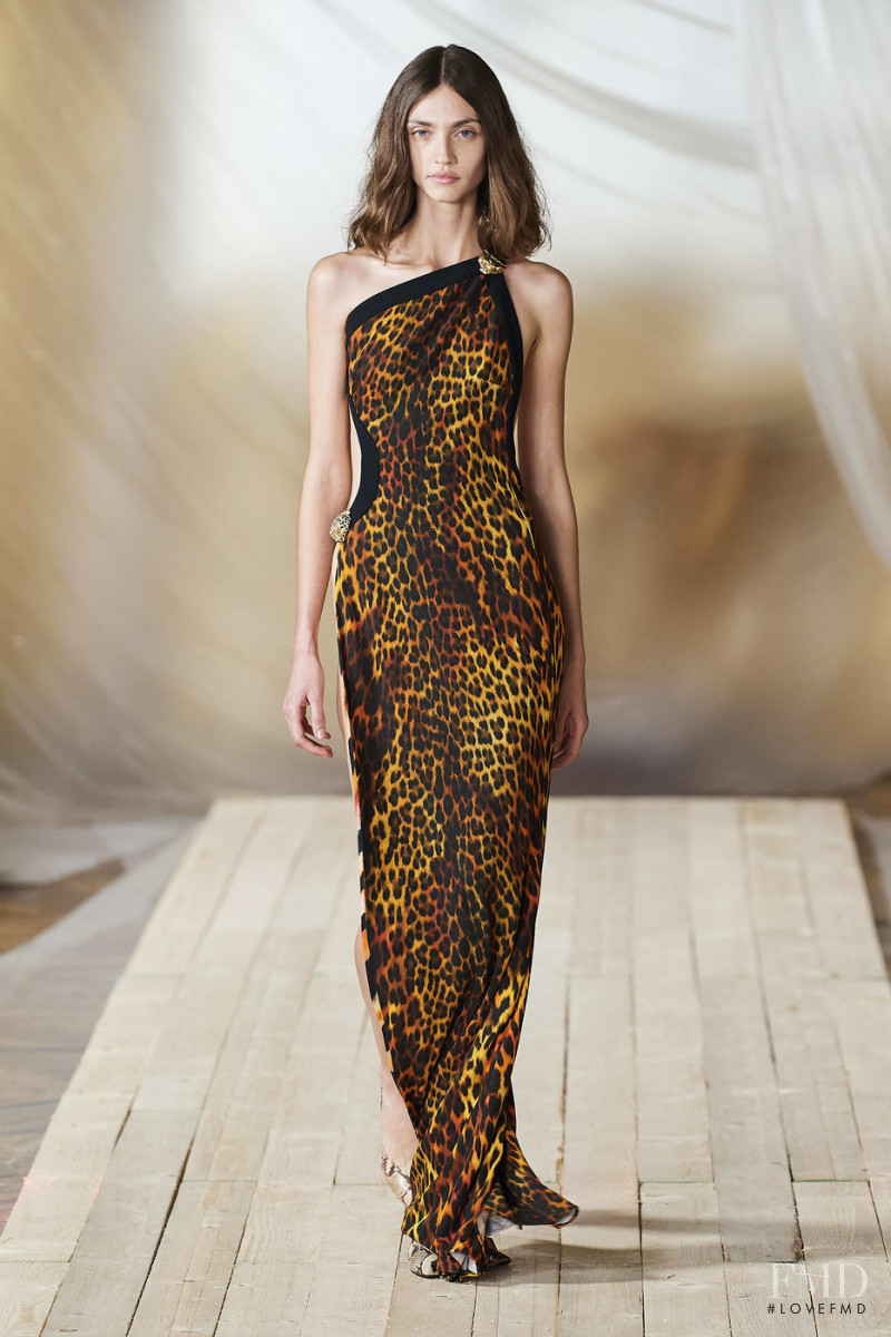 Krini Hernandez featured in  the Roberto Cavalli fashion show for Spring/Summer 2022