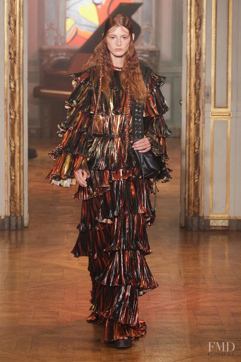 Clementine Balcaen featured in  the Rochas fashion show for Spring/Summer 2022