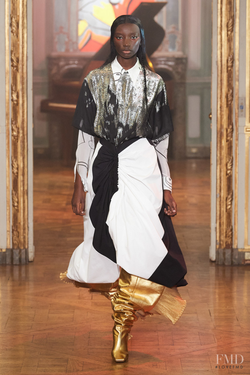 Assa Baradji featured in  the Rochas fashion show for Spring/Summer 2022