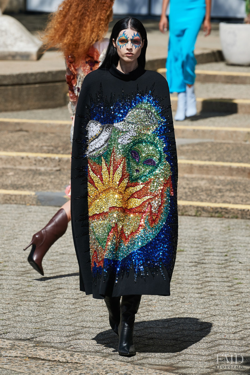 Sedona Legge featured in  the Rodarte fashion show for Spring/Summer 2022