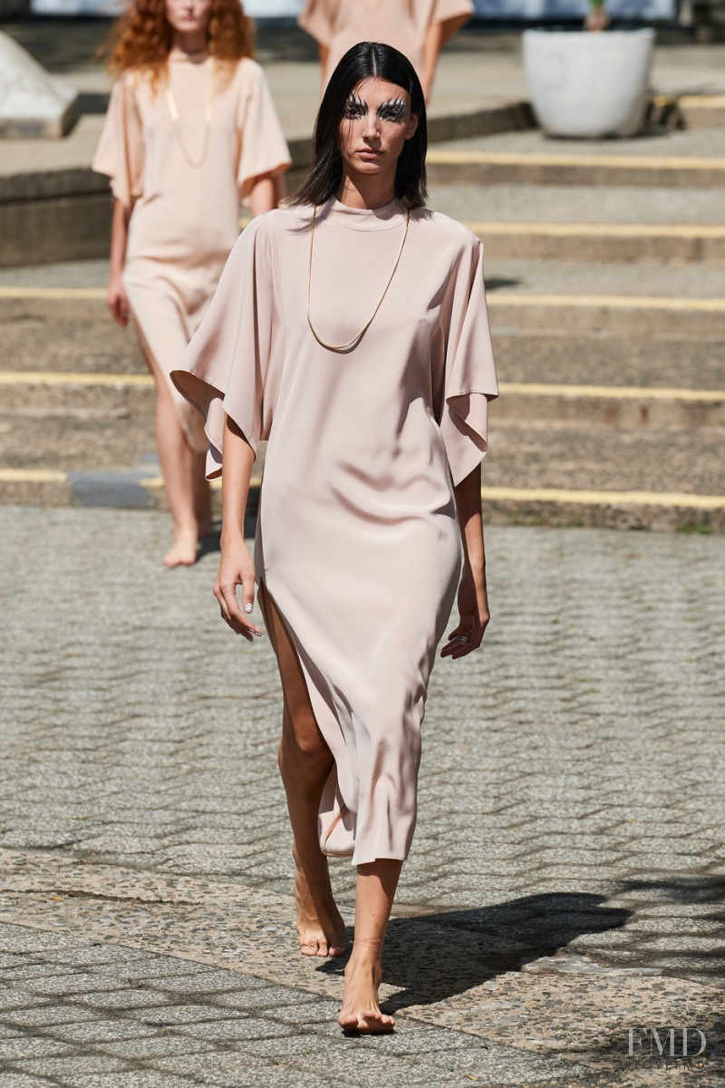 Cynthia Arrebola featured in  the Rodarte fashion show for Spring/Summer 2022