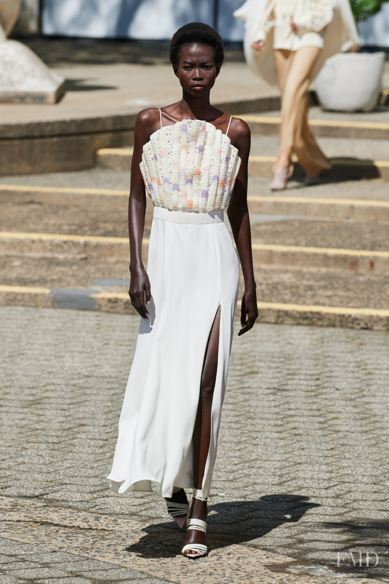 Mammina Aker featured in  the Rodarte fashion show for Spring/Summer 2022