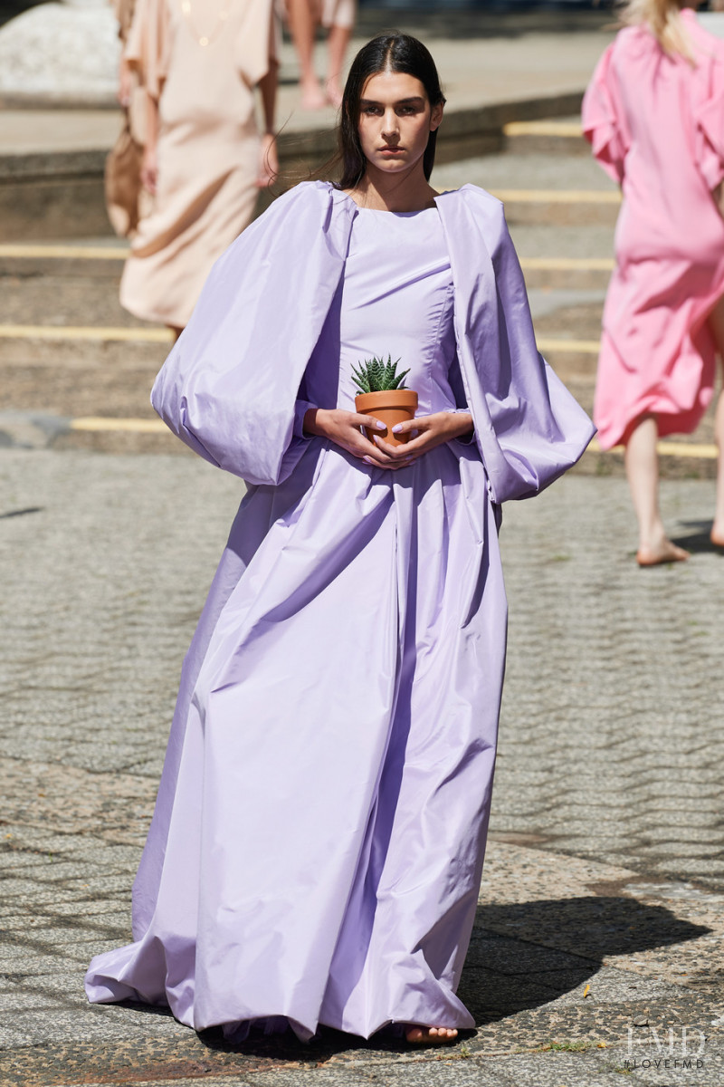 Loulou Westlake featured in  the Rodarte fashion show for Spring/Summer 2022