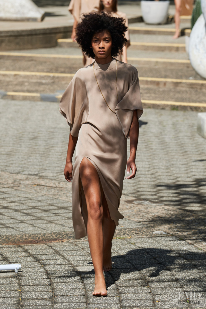 Licett Morillo featured in  the Rodarte fashion show for Spring/Summer 2022