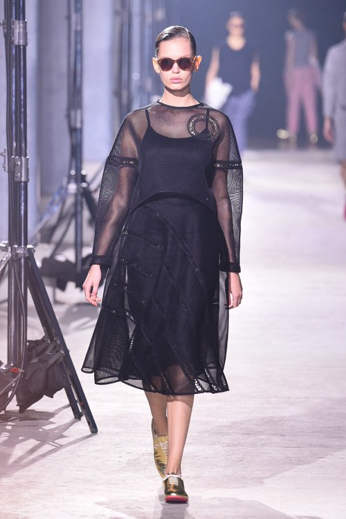 Maria Keidj featured in  the Mint Designs fashion show for Spring/Summer 2015