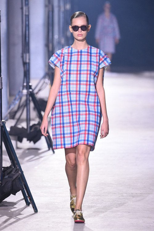 Maria Keidj featured in  the Mint Designs fashion show for Spring/Summer 2015