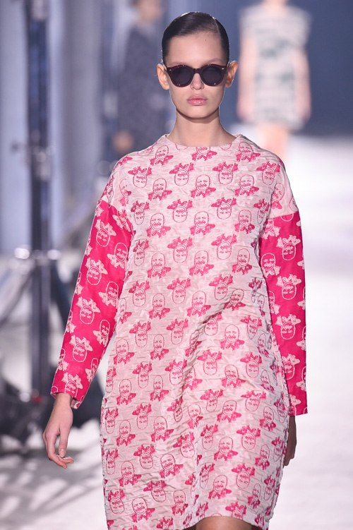 Maria Keidj featured in  the Mint Designs fashion show for Spring/Summer 2015
