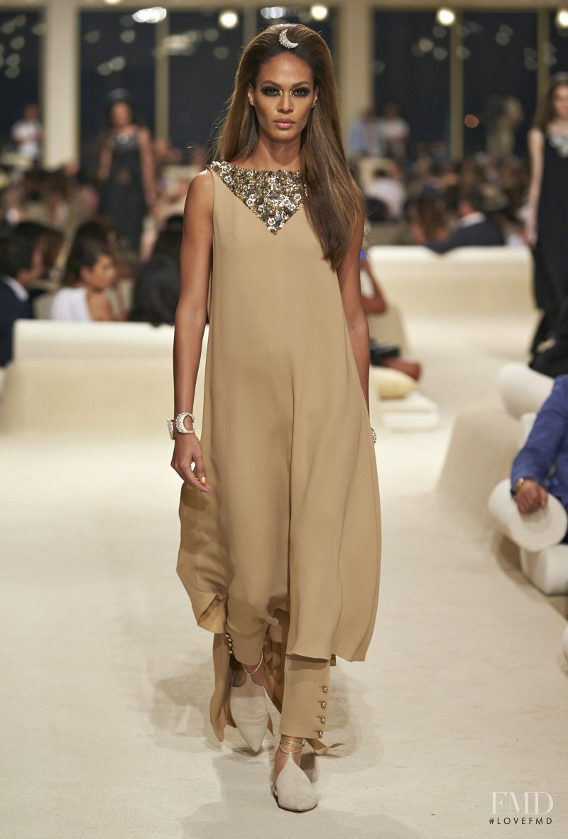 Joan Smalls featured in  the Chanel fashion show for Resort 2015