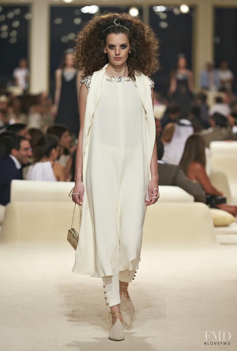 Amanda Murphy featured in  the Chanel fashion show for Resort 2015