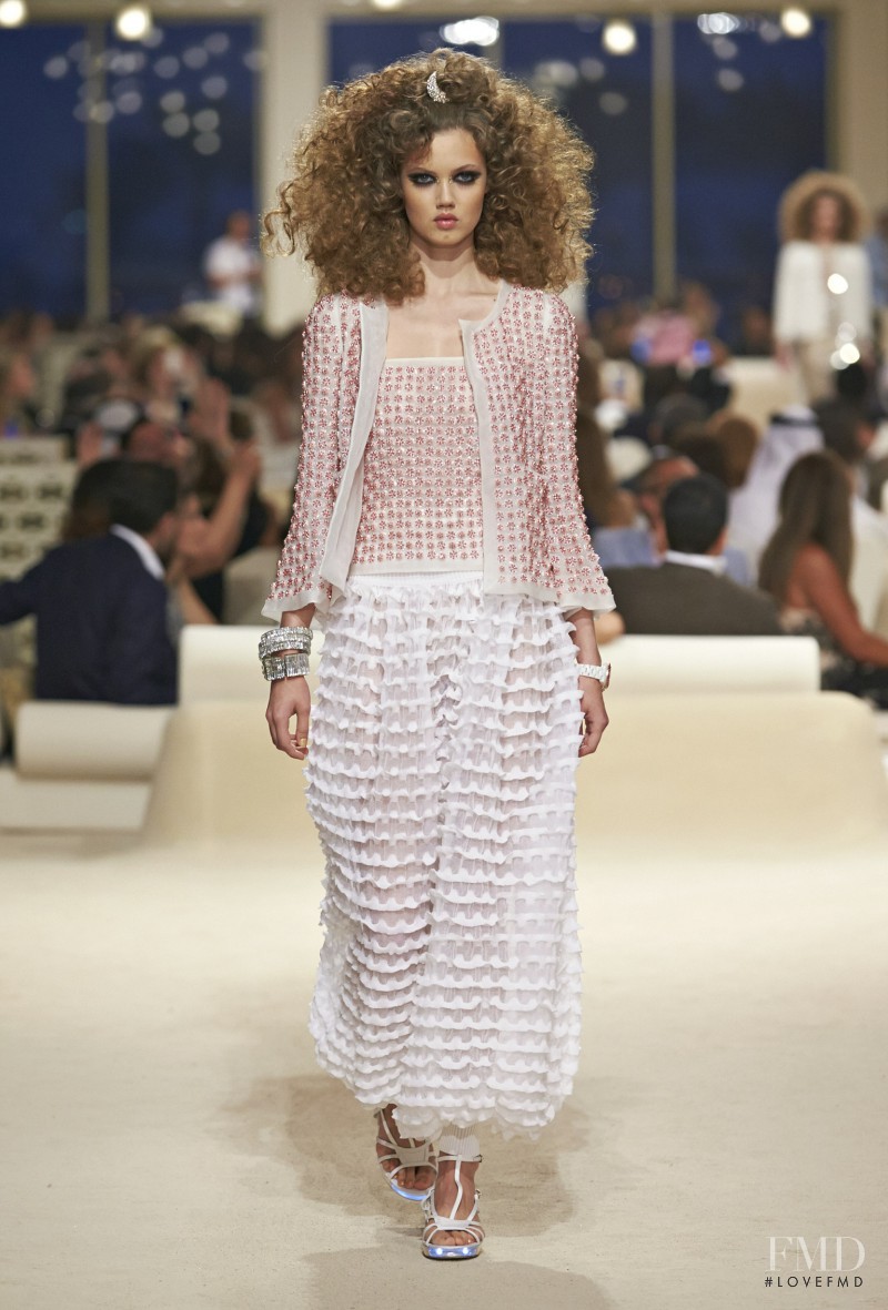 Lindsey Wixson featured in  the Chanel fashion show for Resort 2015