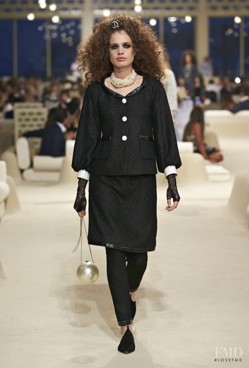 Constanza Saravia featured in  the Chanel fashion show for Resort 2015