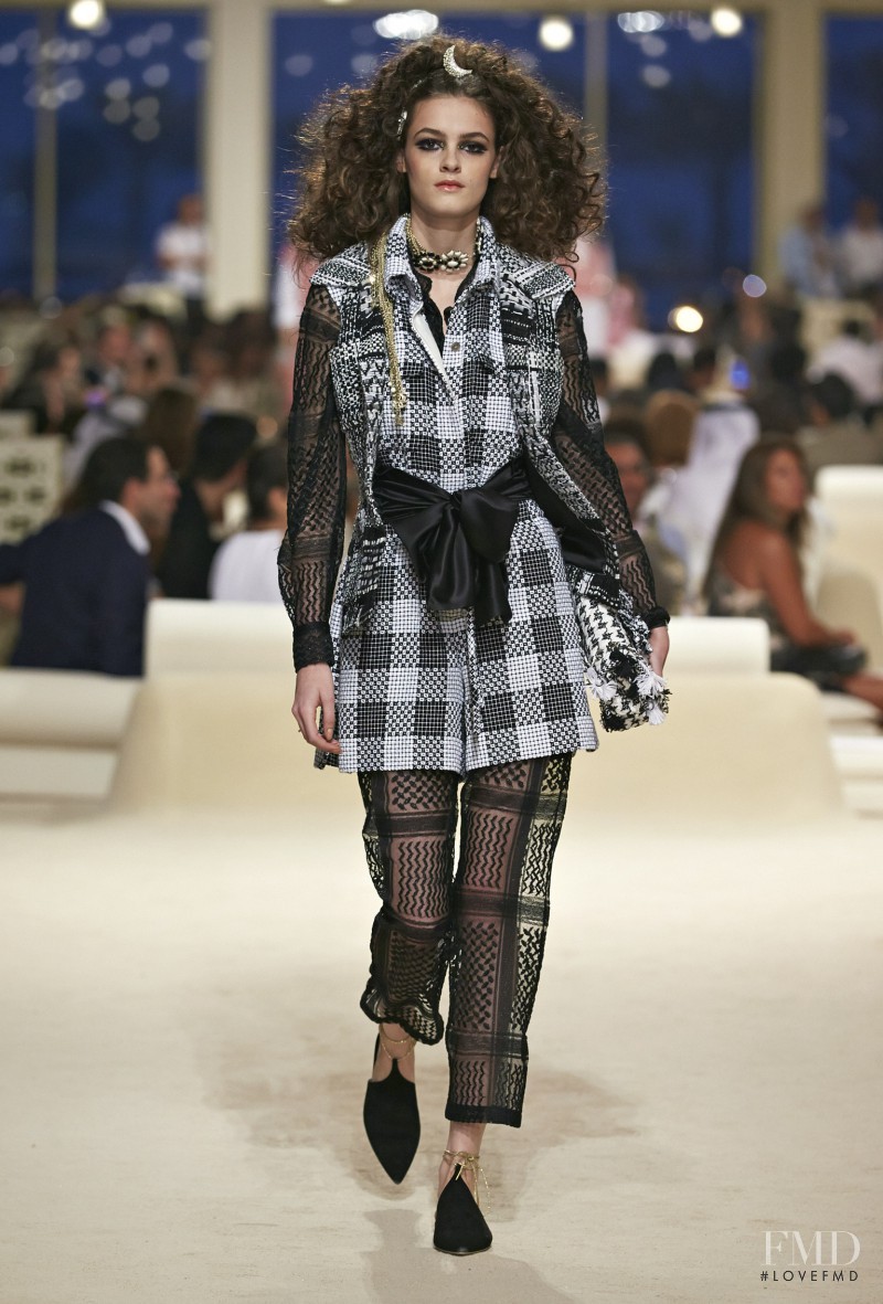 Kremi Otashliyska featured in  the Chanel fashion show for Resort 2015