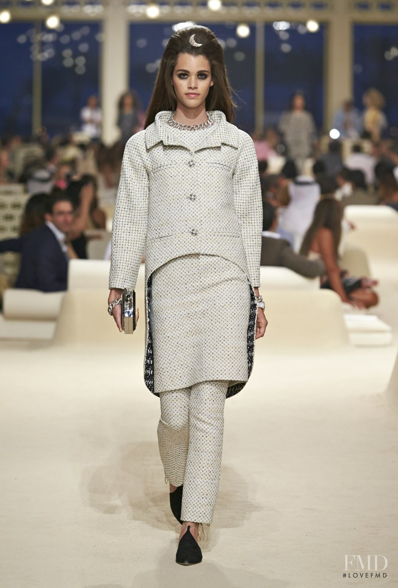 Pauline Hoarau featured in  the Chanel fashion show for Resort 2015