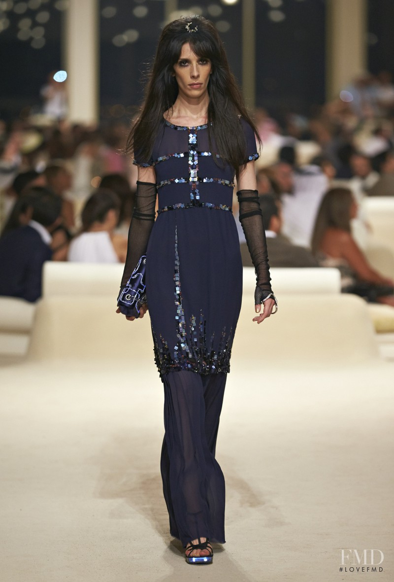 Jamie Bochert featured in  the Chanel fashion show for Resort 2015