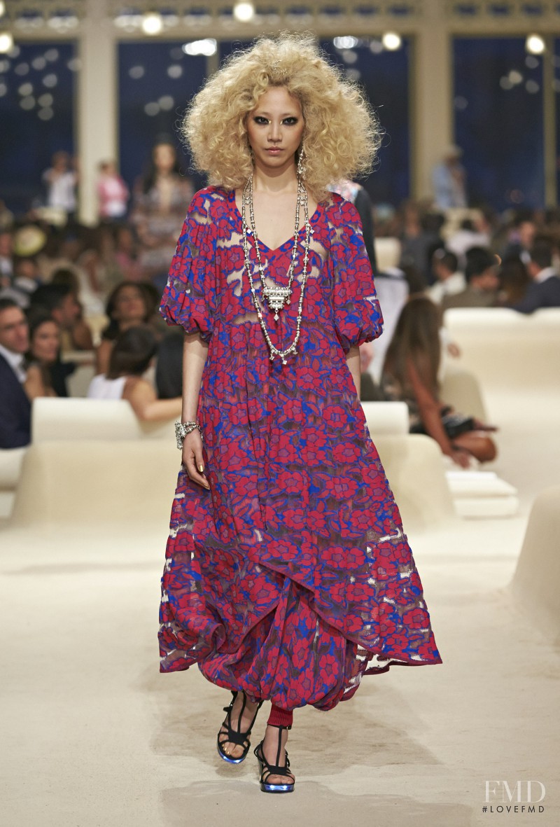 Soo Joo Park featured in  the Chanel fashion show for Resort 2015