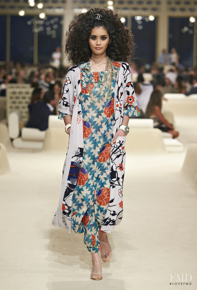 Ming Xi featured in  the Chanel fashion show for Resort 2015