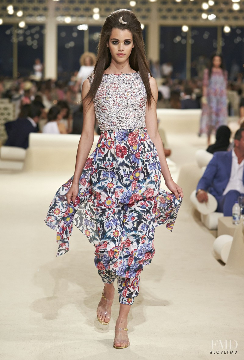 Pauline Hoarau featured in  the Chanel fashion show for Resort 2015