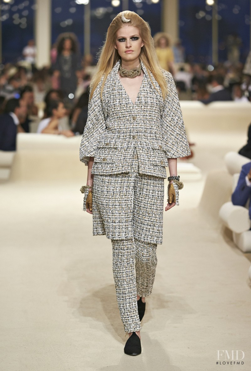 Louise Parker featured in  the Chanel fashion show for Resort 2015