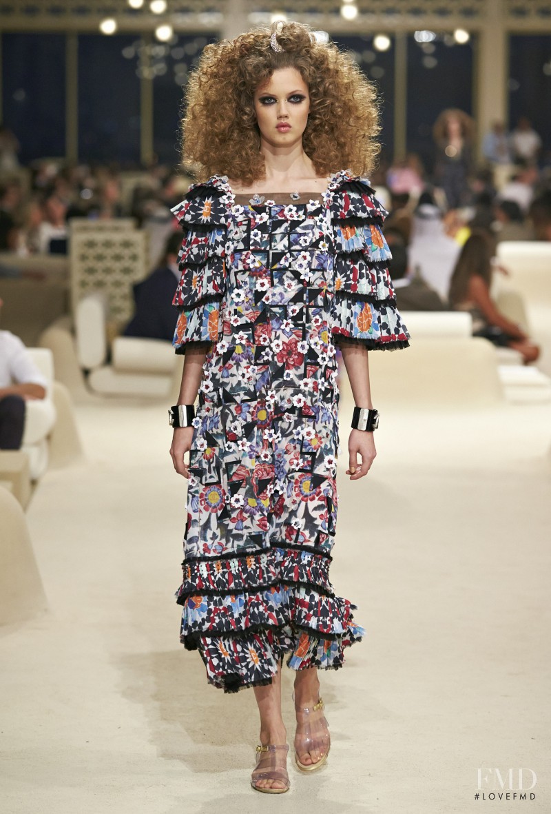 Lindsey Wixson featured in  the Chanel fashion show for Resort 2015