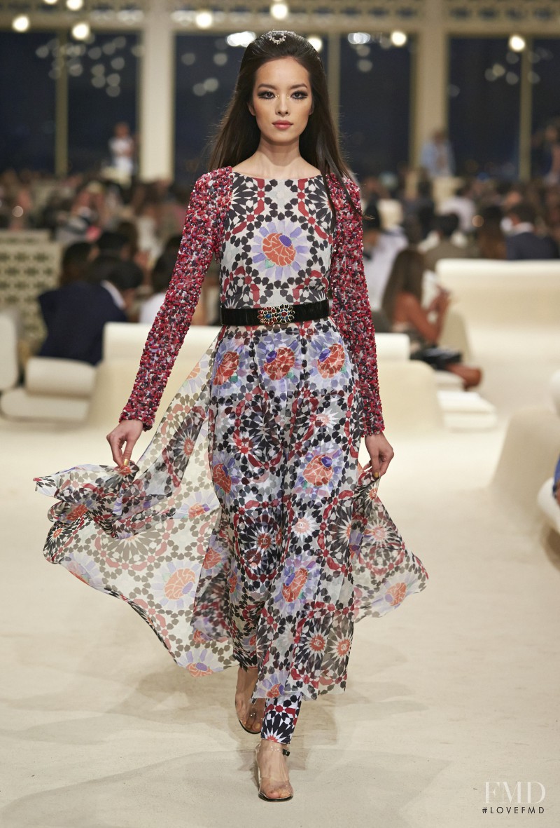 Fei Fei Sun featured in  the Chanel fashion show for Resort 2015