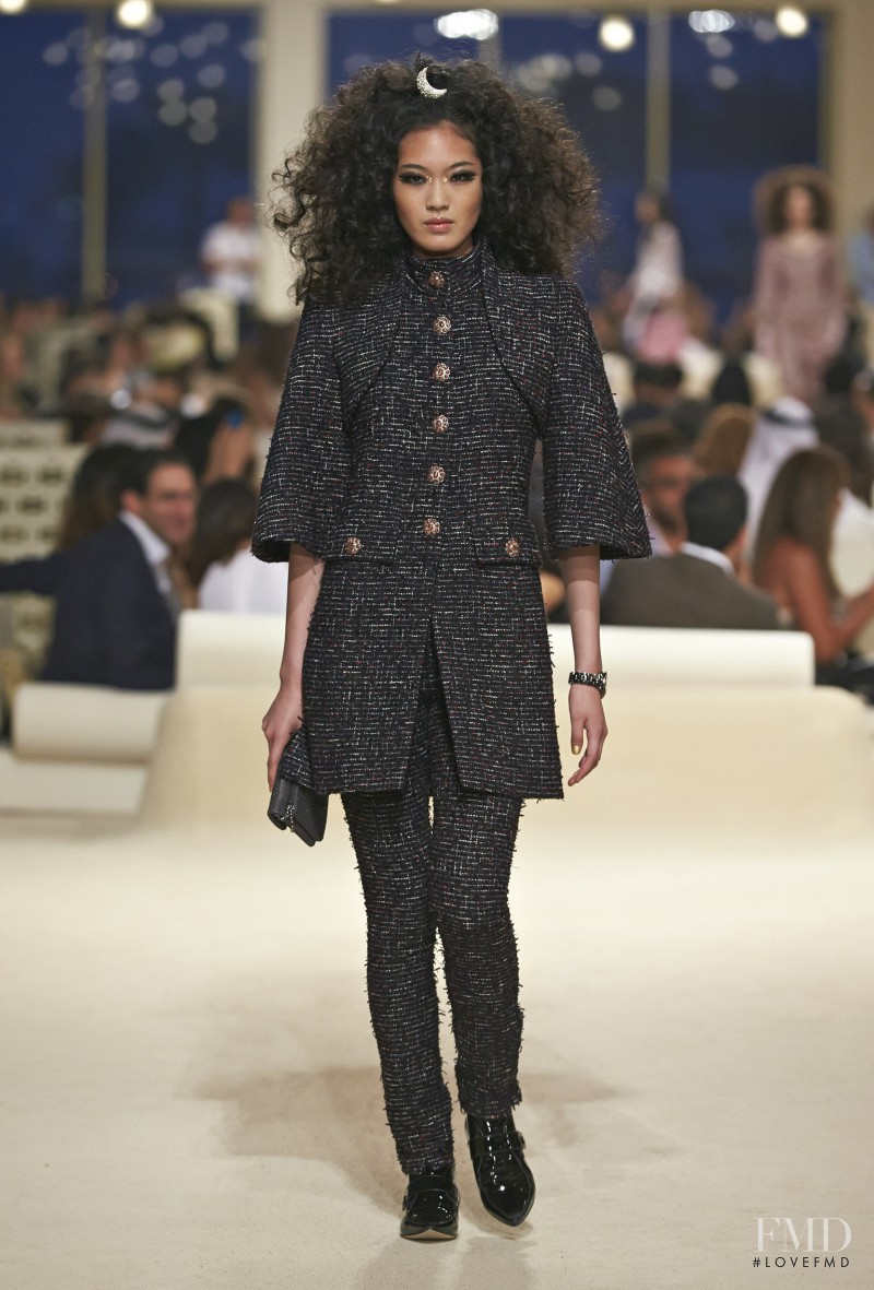 Chiharu Okunugi featured in  the Chanel fashion show for Resort 2015
