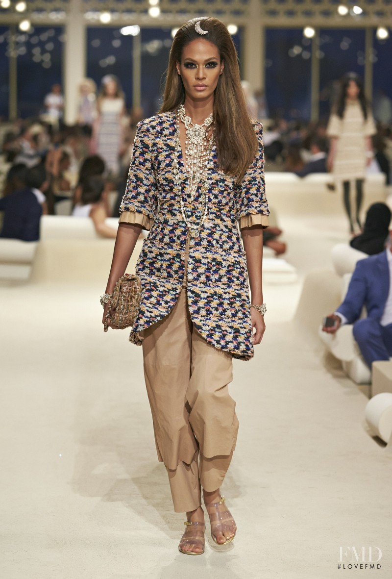 Joan Smalls featured in  the Chanel fashion show for Resort 2015