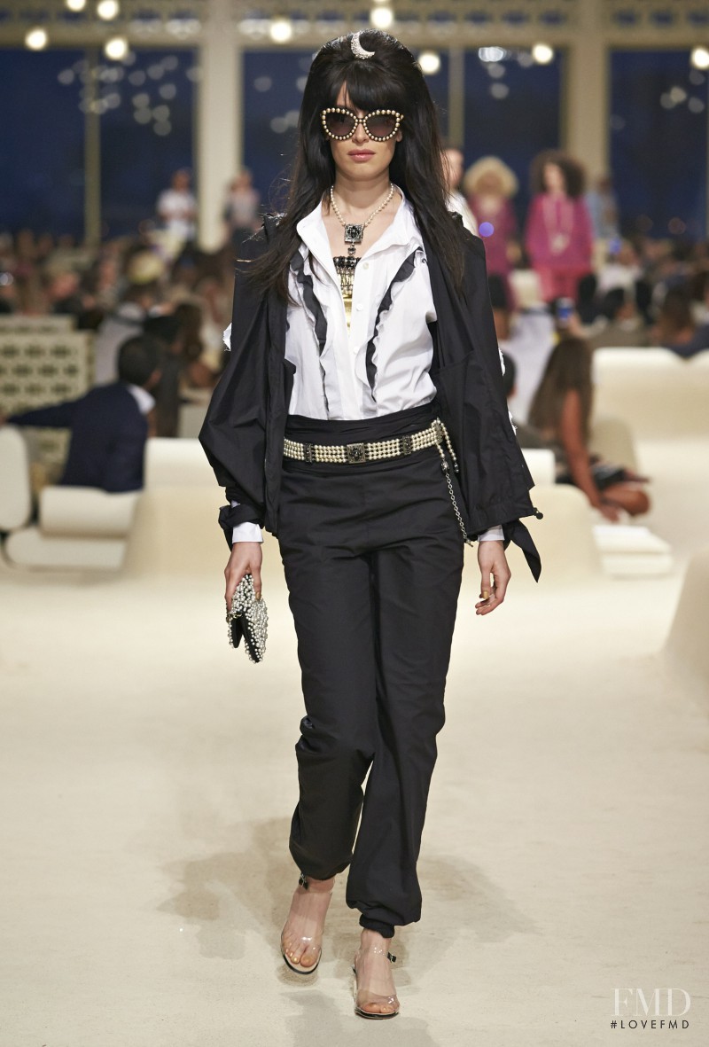 Sabrina Ioffreda featured in  the Chanel fashion show for Resort 2015