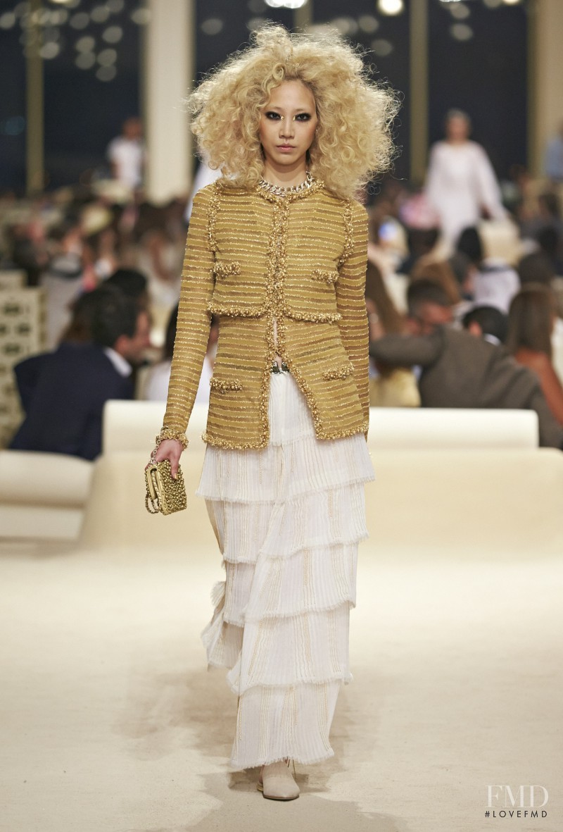 Soo Joo Park featured in  the Chanel fashion show for Resort 2015