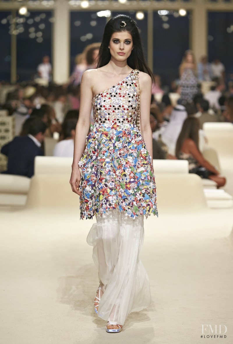 Larissa Hofmann featured in  the Chanel fashion show for Resort 2015