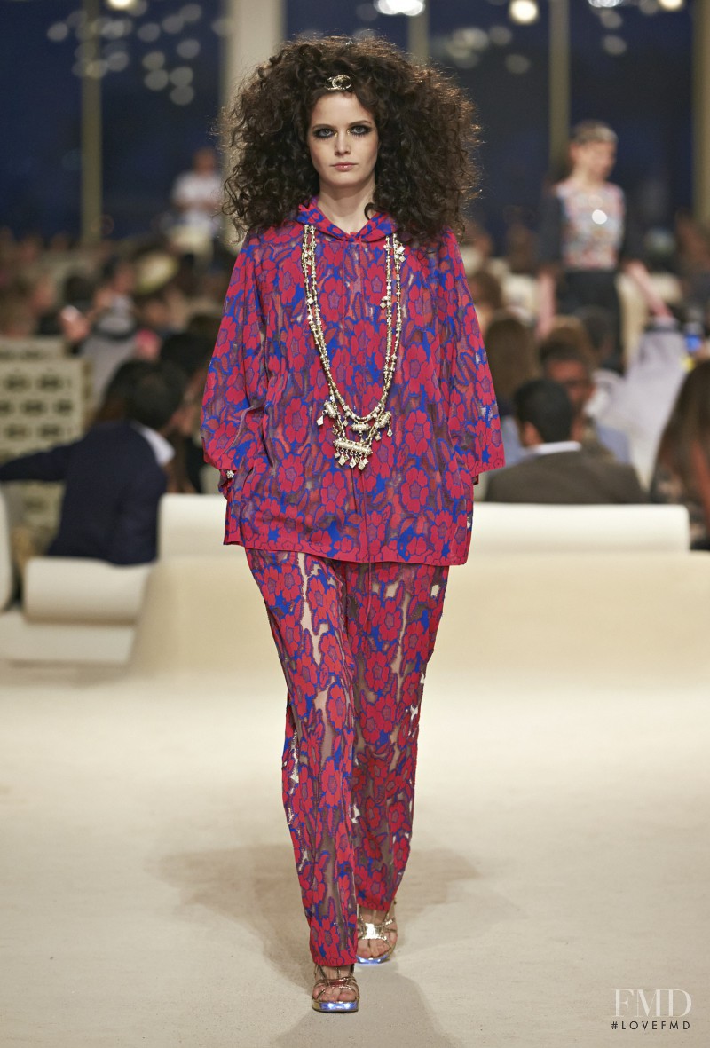 Zlata Mangafic featured in  the Chanel fashion show for Resort 2015