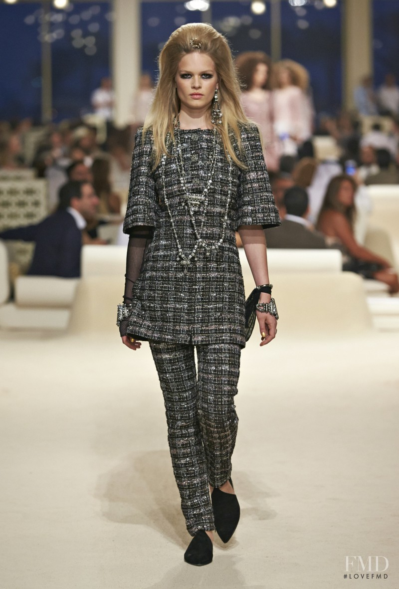 Anna Ewers featured in  the Chanel fashion show for Resort 2015
