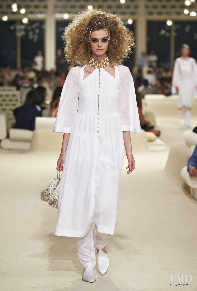 Brogan Loftus featured in  the Chanel fashion show for Resort 2015