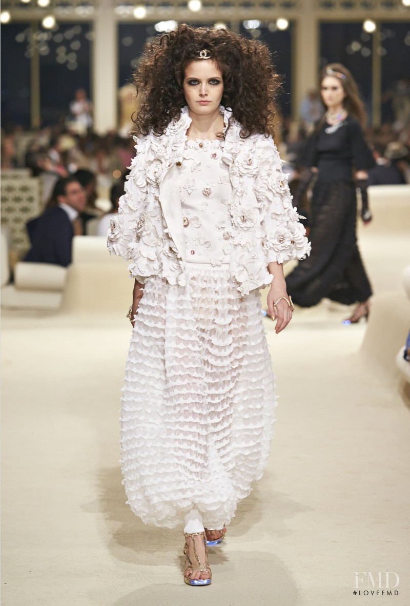 Zlata Mangafic featured in  the Chanel fashion show for Resort 2015