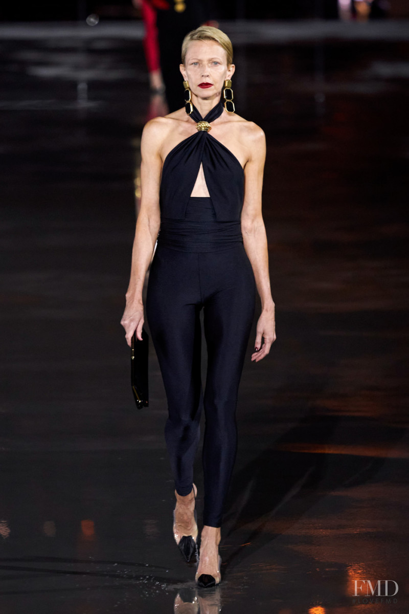Bethany Nagy featured in  the Saint Laurent fashion show for Spring/Summer 2022