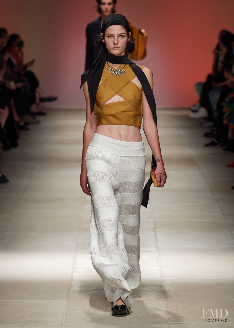 Effie Steinberg featured in  the Salvatore Ferragamo fashion show for Spring/Summer 2022