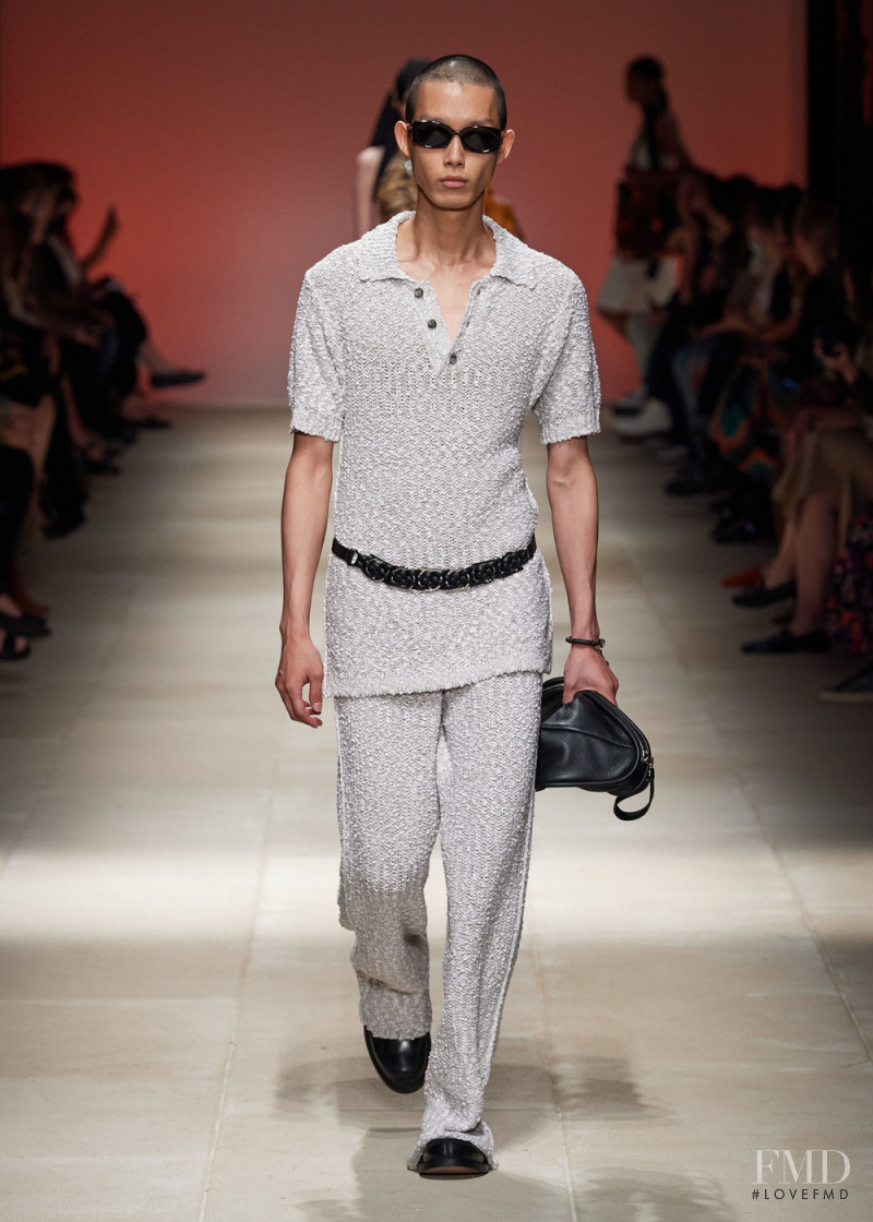Xu Meen featured in  the Salvatore Ferragamo fashion show for Spring/Summer 2022