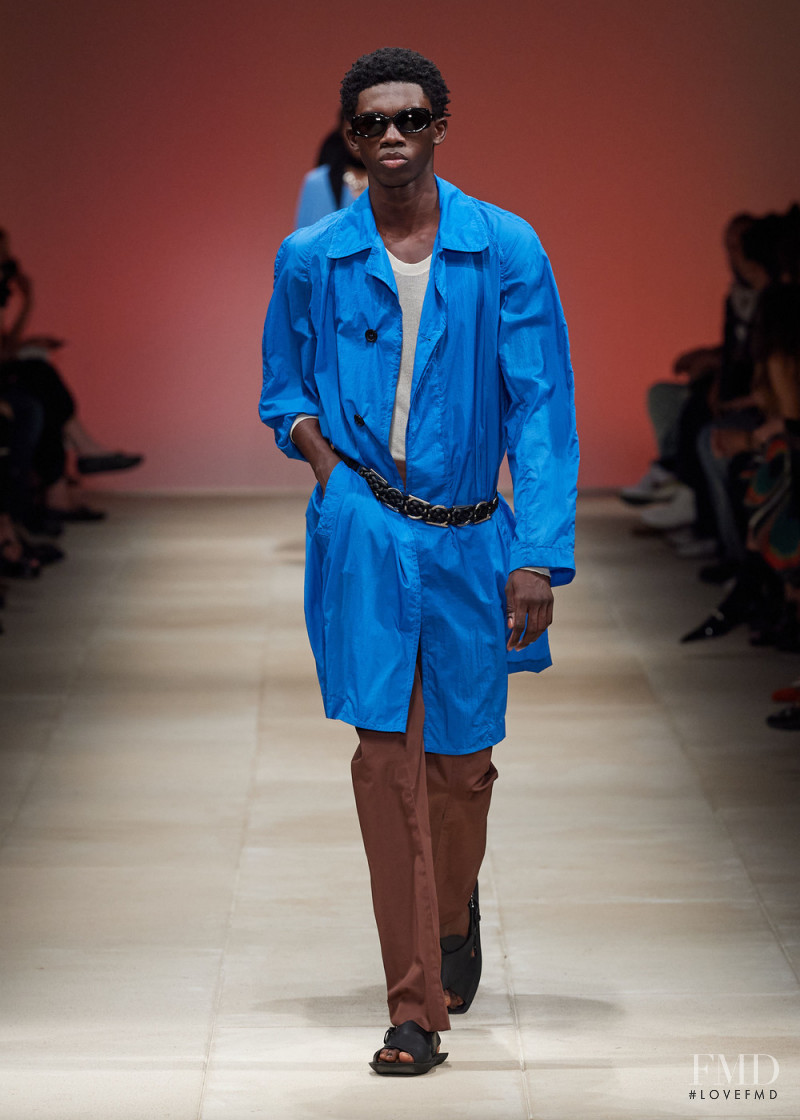 Ottawa Kwami featured in  the Salvatore Ferragamo fashion show for Spring/Summer 2022