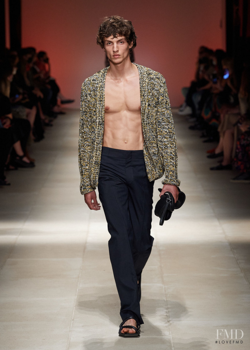 Lucas El Bali featured in  the Salvatore Ferragamo fashion show for Spring/Summer 2022