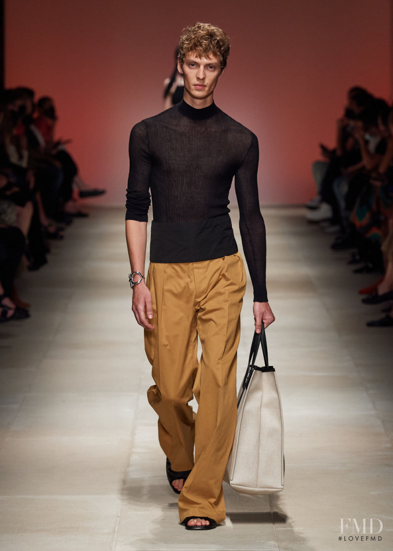 Leon Dame featured in  the Salvatore Ferragamo fashion show for Spring/Summer 2022
